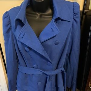 INC belted pea Coat XL